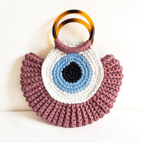 STEFFIE™ | Sac en Crochet avec Poignée Ronde