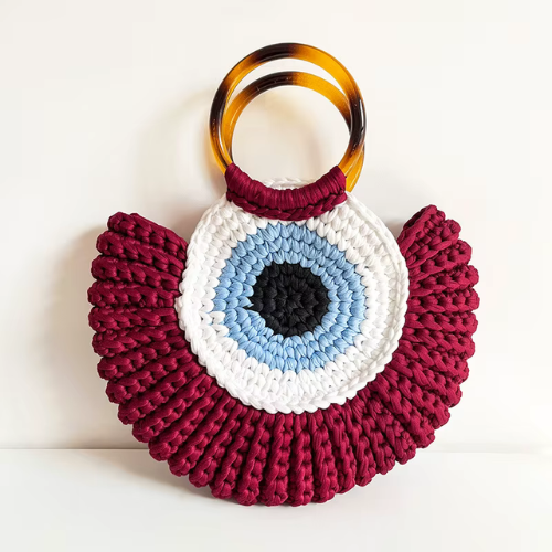 STEFFIE™ | Sac en Crochet avec Poignée Ronde