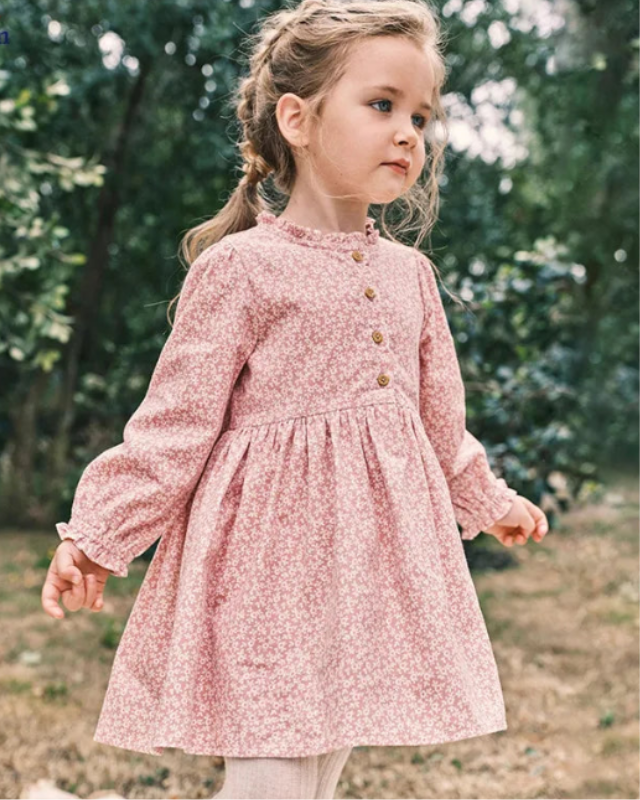 FLEUR™ | Robe Florale pour Fille (1-3 ans)