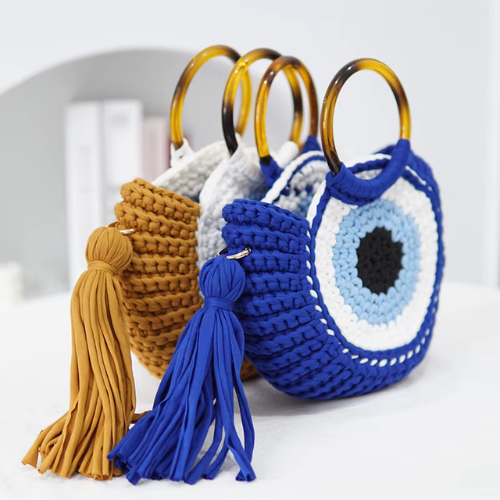 STEFFIE™ | Sac en Crochet avec Poignée Ronde