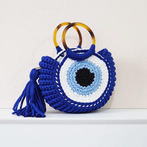 STEFFIE™ | Sac en Crochet avec Poignée Ronde